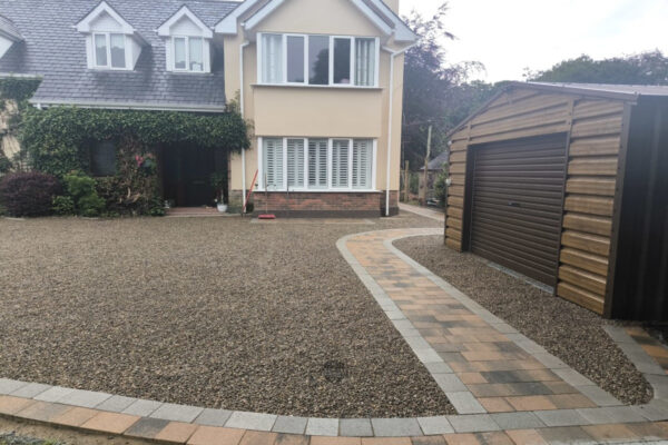 Tar and Chip Driveway with Barleystone Paved Footpath Border and Apron in Castleconnell Co. Limerick 11.jpeg
