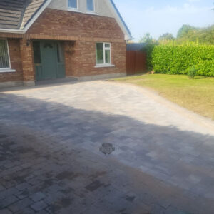 Tegula Paved Driveway Extension in Caragh, Co. Kildare