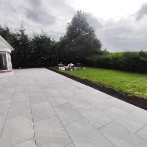 New Raised Porcelain Patio in Nenagh, Co. Tipperary
