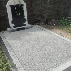 Resin Bound Grave in Mount Saint Lawrence Cemetery, Limerick City