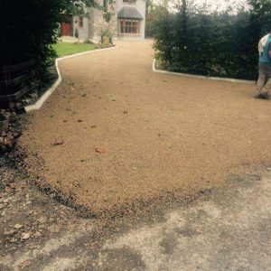 Hot Bitumen Tar and Chip Driveway in Portroe, Co. Tipperary