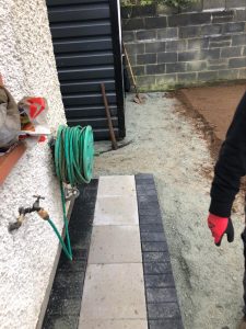 Barleystone and Turf Lawn Patio Installation in Limerick City