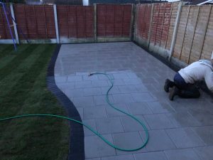 Barleystone and Turf Lawn Patio Installation in Limerick City