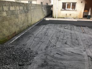 Barleystone Patio with Artificial Grass in Limerick