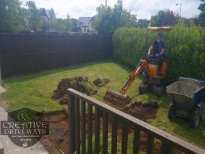 Barleystone Patio with Damsen Border in Limerick City