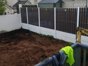 Barleystone Patio with Damson Border in Limerick City