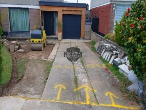 Birch Barleystone Paved Driveway in Limerick City