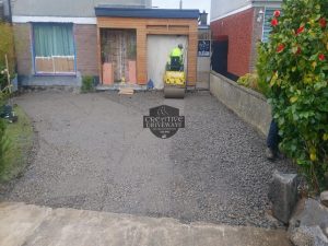 Birch Barleystone Paved Driveway in Limerick City