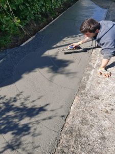 Concrete Driveway Extension and New Shed Base in Caherdavin, Limerick