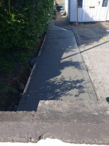 Concrete Driveway Extension and New Shed Base in Caherdavin, Limerick