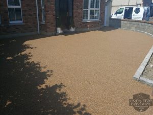 Golden Brown Resin Bound Driveway in Limerick City