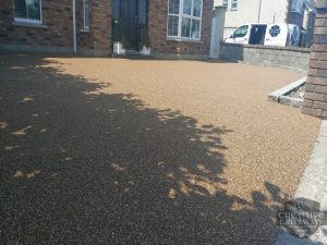 Golden Brown Resin Bound Driveway in Limerick City