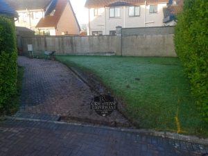 Gravel Driveway with Repurposed Paving Blocks in Limerick City