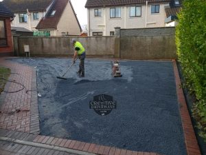 Gravel Driveway with Repurposed Paving Blocks in Limerick City