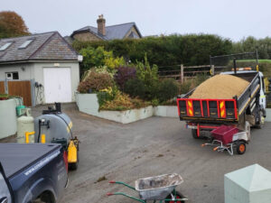 Large Tar and Chip Driveway in Blessington, Co. Wicklow