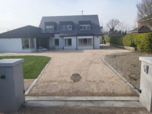 Large Tar and Chip Driveway in Naas, Co. Kildare