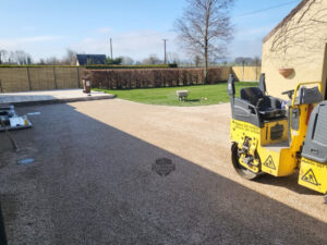 Large Tar and Chip Driveway in Naas, Co. Kildare