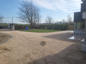 Large Tar and Chip Driveway in Naas, Co. Kildare