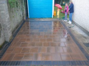 New Barleystone Patio with Charcoal Border in Limerick City