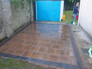 New Barleystone Patio with Charcoal Border in Limerick City