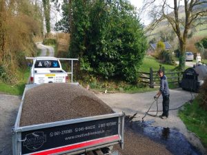 New Tar and Chip Driveway in Co. Limerick