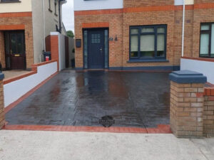 New Tint and Seal on an Imprint Concrete Driveway in Maynooth, Co. Kildare