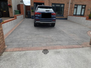 New Tint and Seal on an Imprint Concrete Driveway in Maynooth, Co. Kildare