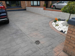 New Tint and Seal on an Imprint Concrete Driveway in Maynooth, Co. Kildare