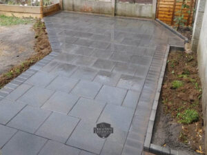 Newgrange Granite Patio with Slane Border in Newbridge, Co. Kildare