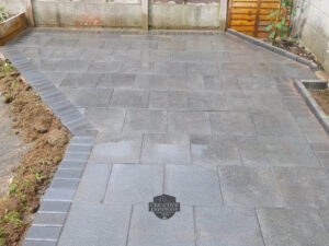 Newgrange Granite Patio with Slane Border in Newbridge, Co. Kildare