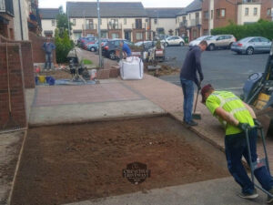 Patio with Barleystone Pavers in Limerick City