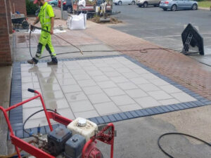 Patio with Barleystone Pavers in Limerick City