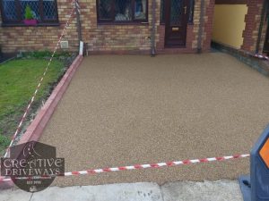 Resin Bound Driveway with Brindle Keykerbs in Limerick City