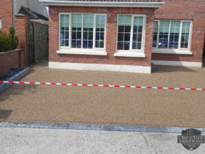 Resin Bound Driveway with Charcoal Key Kerbs in Newbridge, Co. Kildare