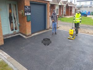 SMA Tarmac Driveway with Birch Border in Corbally, Limerick