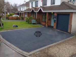 SMA Tarmac Driveway with Birch Border in Corbally, Limerick