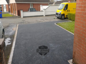 SMA Tarmac Driveway with Birch Border in Limerick City