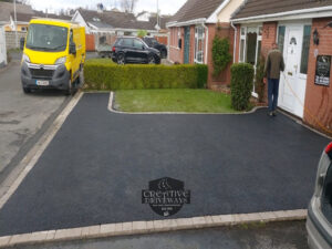 SMA Tarmac Driveway with Birch Border in Limerick City