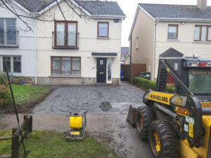 SMA Tarmac Driveway with Granite Setts and Kerbing in Naas, Co. Kildare