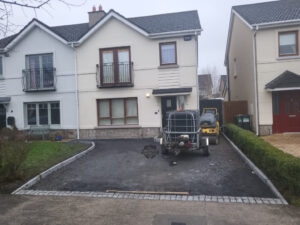 SMA Tarmac Driveway with Granite Setts and Kerbing in Naas, Co. Kildare