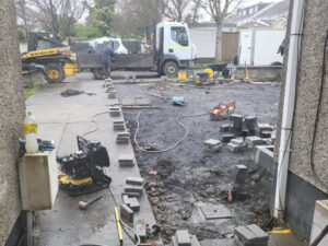 SMA Tarmac Driveway with Kilsaran Paved Border and Steps in Dundrum, Dublin