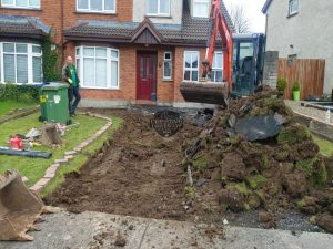 SMA Tarmac Driveway with Mulberry Border in Corbally, Limerick