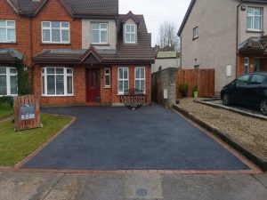 SMA Tarmac Driveway with Mulberry Border in Corbally, Limerick