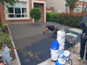 Silver Grey Resin Bound Driveway in Leixlip, Co. Kildare