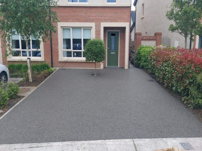 Silver Grey Resin Bound Driveway in Leixlip, Co. Kildare