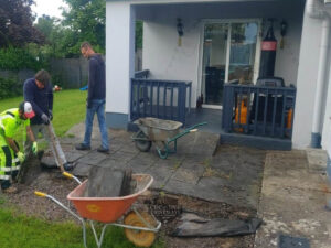 Silvery Grey Barleystone Patio in Limerick City