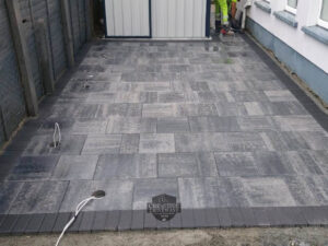 Silvery Grey Barleystone Patio in Limerick City