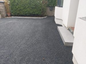 Tar and Chip Driveway with New Kerbing and Step in Bray, Co. Wicklow