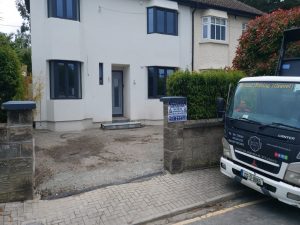 Tar and Chip Driveway with New Kerbing and Step in Bray, Co. Wicklow