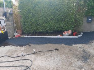 Tar and Chip Driveway with New Kerbing and Step in Bray, Co. Wicklow